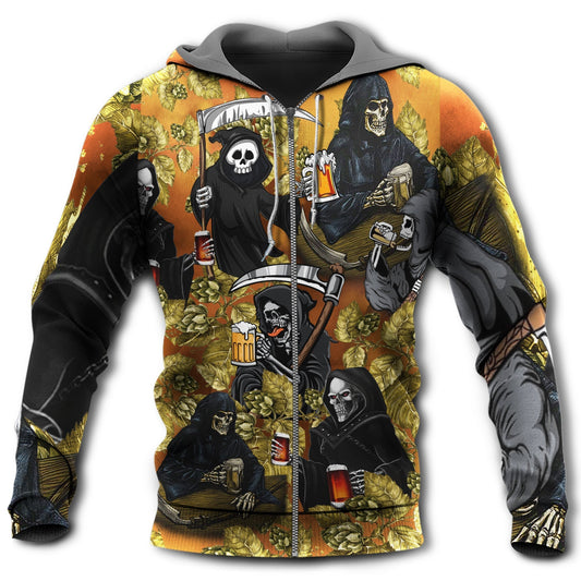 Relax Here Beer Hoodie For Casual Street Style Travel And Daily Comfort