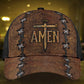 Believe In Jesus Amen Cross Faith Classic Cap For Seasonal Outings Outdoor Adventures And Daily Wear