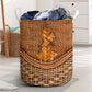 Belly Dance Rattan Texture Laundry Basket For Room Home Organizer