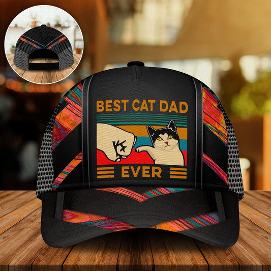 Best Cat Dad Ever Classic Cap For Parties Vacations And Relaxed Daily Outfits