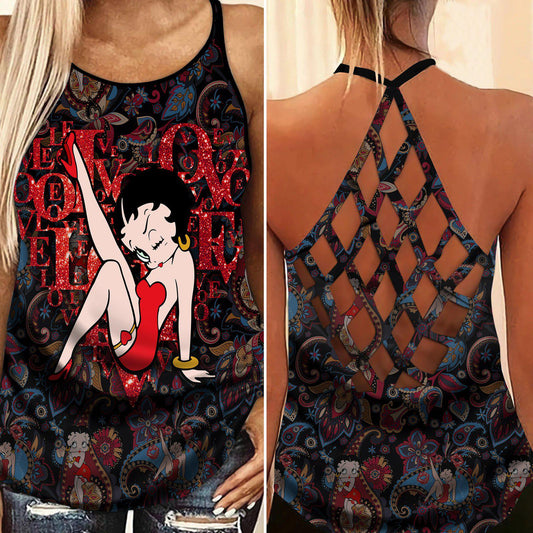 Beautiful Love It Hollow Tank Top For Active Lifestyles And Weekend Style