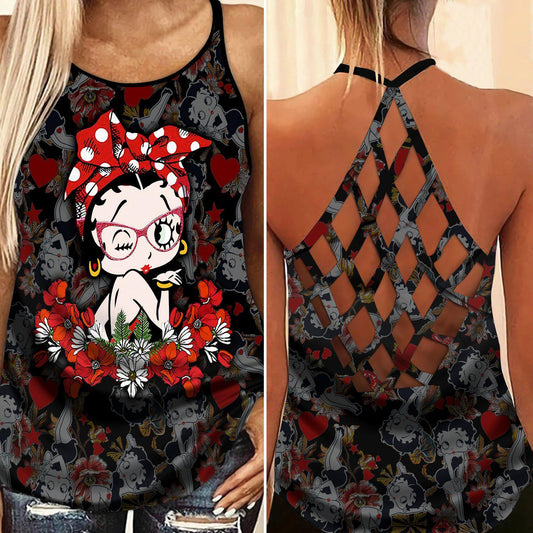 Beautiful Love It Hollow Tank Top For Fitness Activities And Relaxed Style