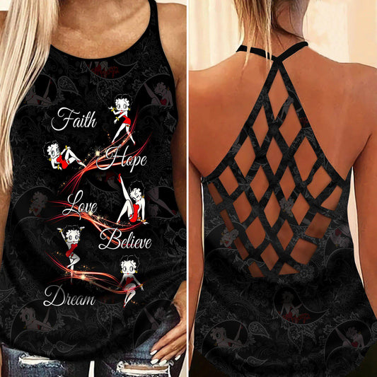 Beautiful Love It Hollow Tank Top For Summer Outings And Everyday Comfort