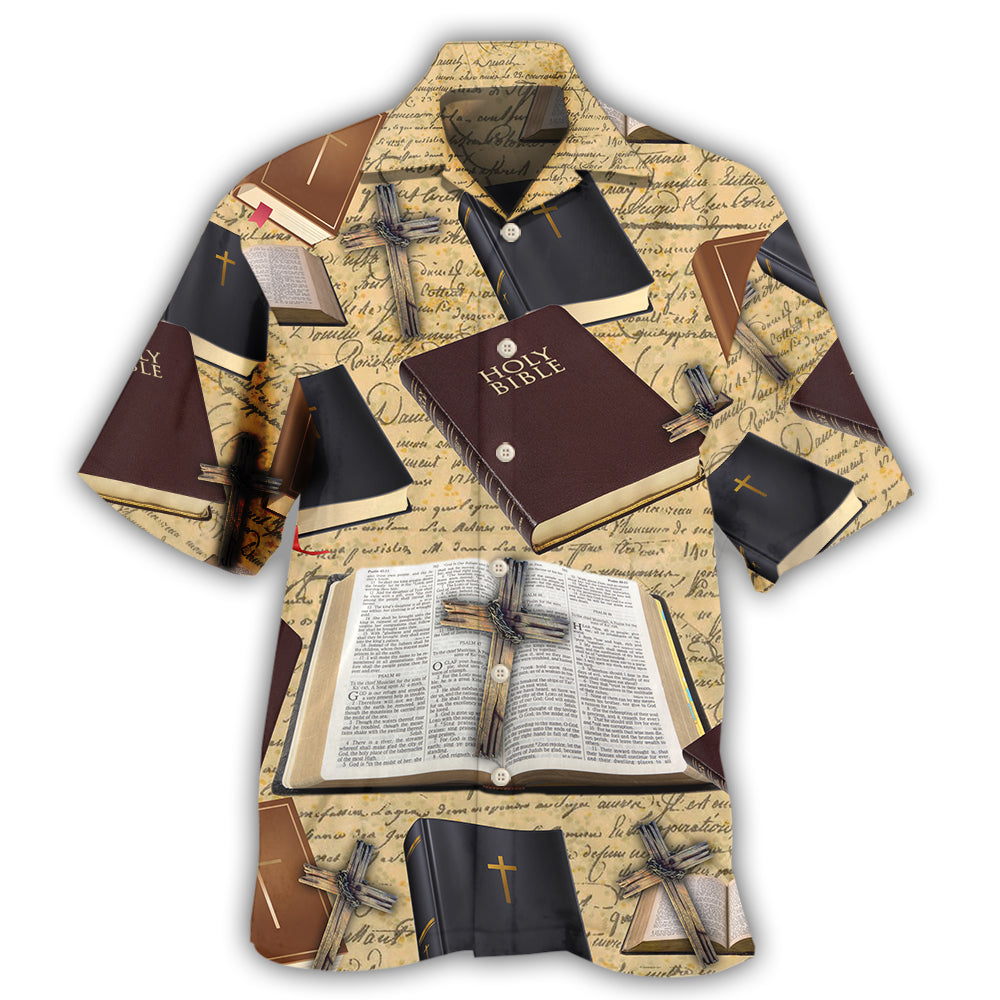 Faith Inspired Bible Christian Hawaiian Shirt For Island Vacations, Resort Wear, And Relaxed Seasonal Style