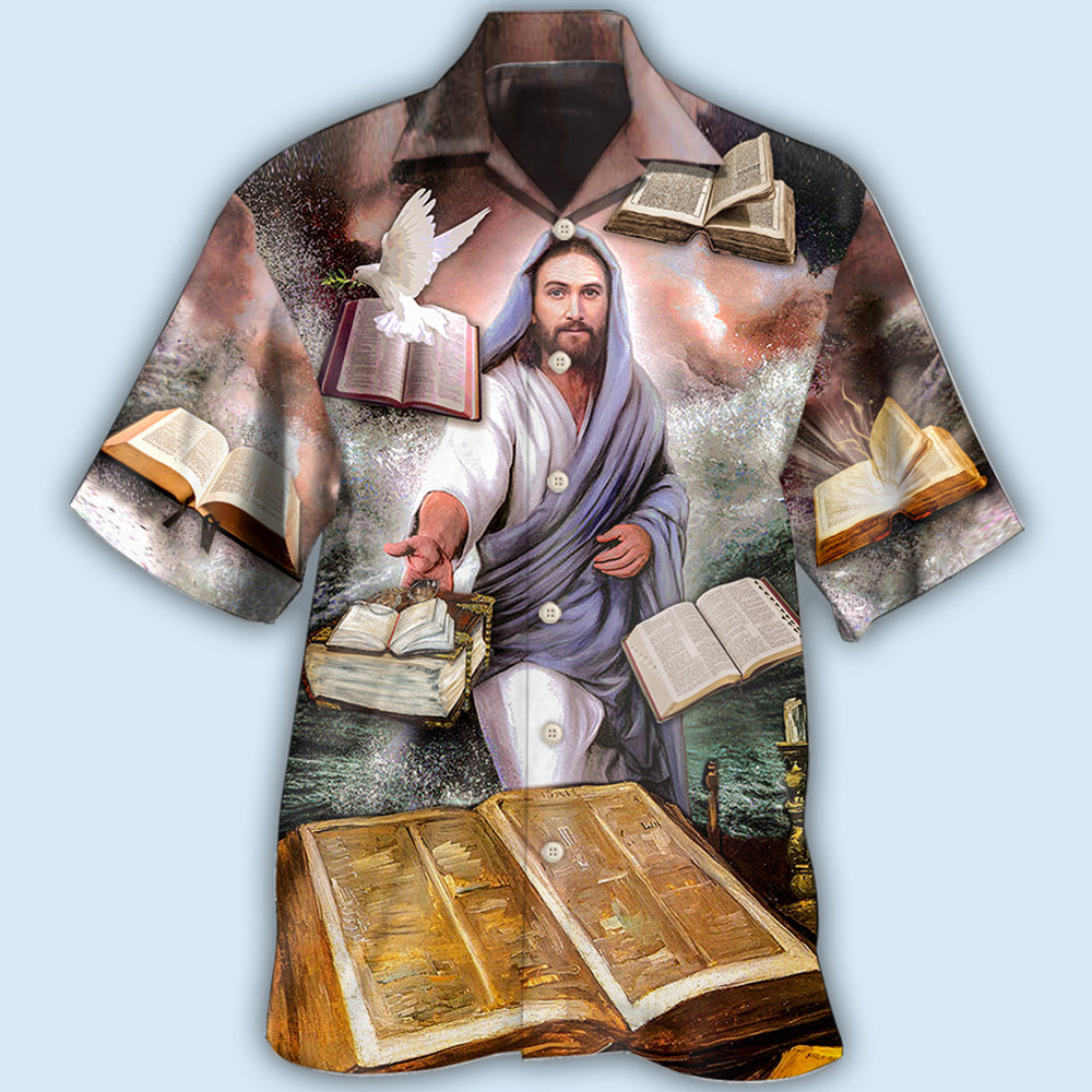 Faith Ble Hawaiian Shirt Artwork Detail For Tropical Trips And Casual Outings