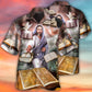 Faith Ble Hawaiian Shirt For Coastal Adventures And Warm Weather Wear