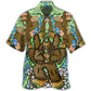 Creative Funny Bigfoot Hawaiian Shirt For Tropical Holidays, Outdoor Gatherings, And Everyday Comfort