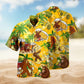 Summer Bigfoot Beer Hawaiian Shirt For Coastal Travel, Casual Events, And Comfortable Summer Wear