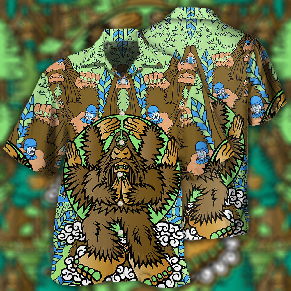 Playful Artistic Mythical Forest Creature Hawaiian Shirt With All Over Print For Summer Events Coastal Travel And Comfortable