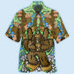 Creative Funny Bigfoot Hawaiian Shirt For Tropical Holidays, Outdoor Gatherings, And Everyday Comfort