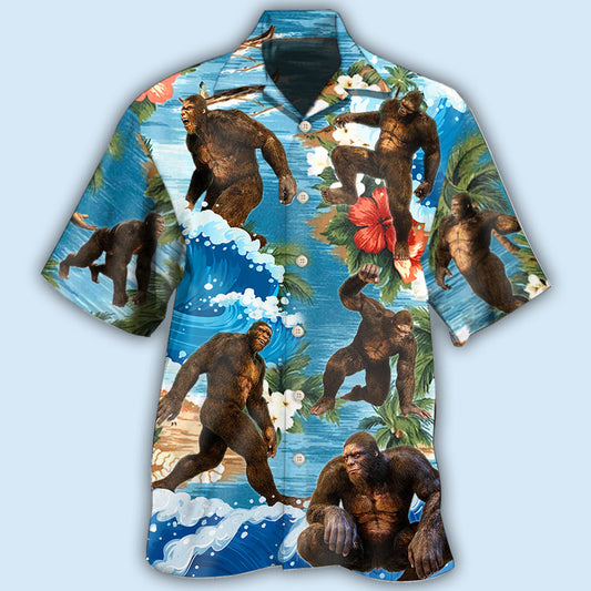 Tropical Mythical Forest Creature Hawaiian Shirt Artwork View For Coastal Escapes And Resort Style
