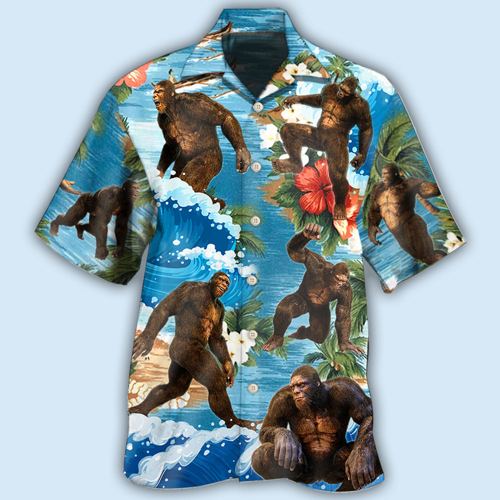 Tropical Mythical Forest Creature Hawaiian Shirt With All Over Print For Tropical Parties Vacation Travel And Casual Summer