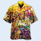 Bicycle Anywhere Hawaiian Shirt Design View For Casual Summer Styling