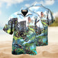 Challenging Bicycle Ride Hawaiian Shirt For Tropical Holidays Resort Trips And Everyday Summer Style
