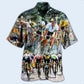 Playful Bicycle Hawaiian Shirt With All Over Print For Island Holidays Summer Parties And Casual Outdoor Wear