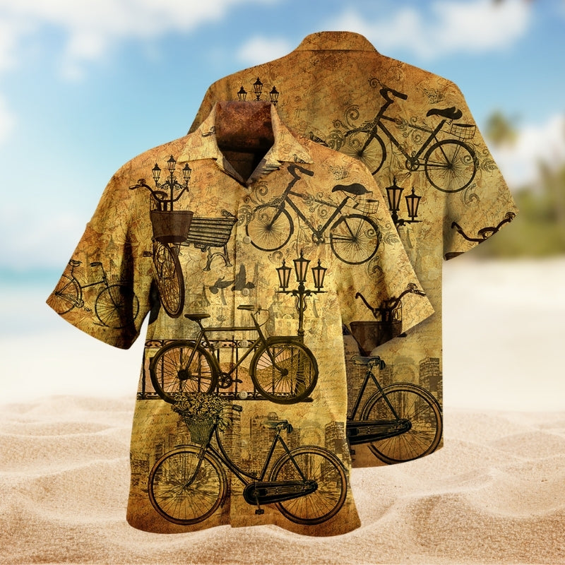 Fantasy Role Bard Sword Music Hawaiian Shirt Creative Print View For Coastal Travel