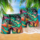 Mountain Bike Oh Shift Beach Shorts Pattern Detail For Everyday Outings And Comfortable Daily Wear