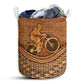 Small Size Bike Rattan Texture Lover Laundry Basket For Bathroom Bedroom Storage