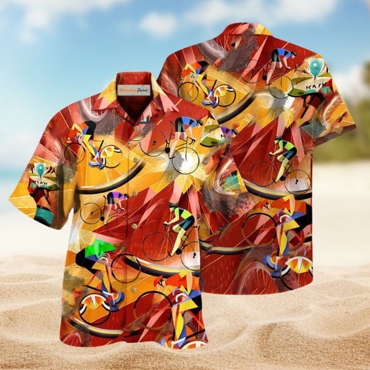 Bike Men Ride Hawaiian Shirt For Resort Trips, Coastal Parties, And Warm Weather Style