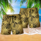 Bike Skull Motorcycle Riding Lifestyle Statement Beach Shorts For Sunny Holidays And Comfortable Daily Styling