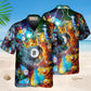 Festive Billiard Fire Christmas Hawaiian Shirt For Resort Trips, Coastal Parties, And Warm Weather Style