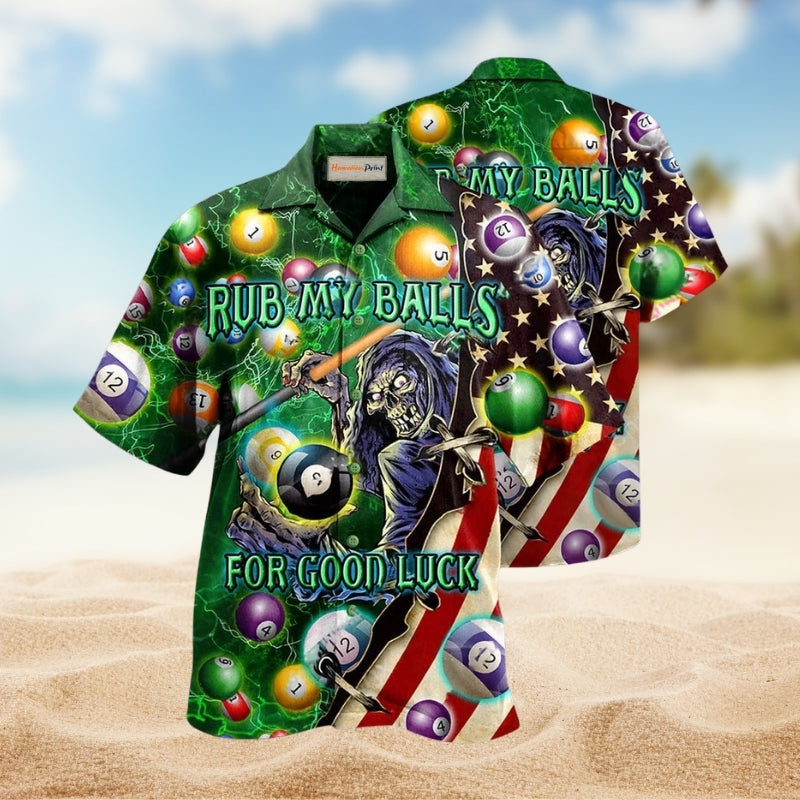 Billiard For Good Luck Hawaiian Shirt For Outdoor Gatherings Beach Trips And Thoughtful Sports Gifts