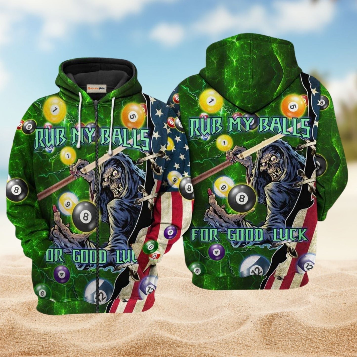 Billiard Good Luck Hoodie For Active Weekend Plans Comfortable Style And Gifting