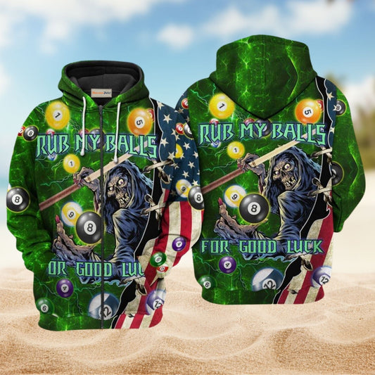 Billiard Good Luck Hoodie For Active Weekend Plans Comfortable Style And Gifting