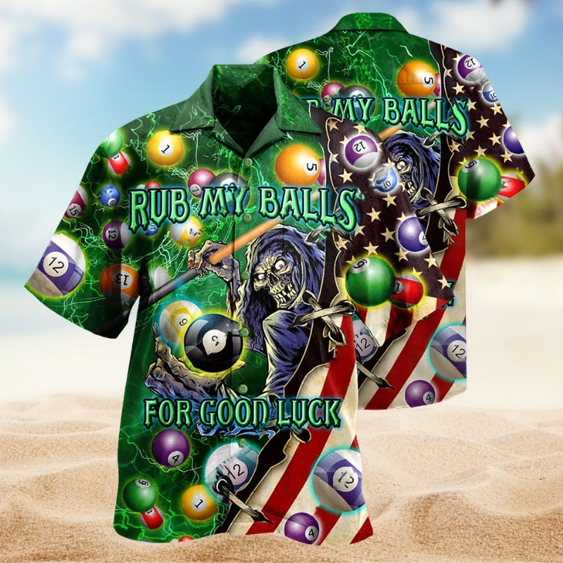 Billiard Pool Outdoor Passion Hawaiian Shirt For Resort Trips, Coastal Parties, And Warm Weather Style