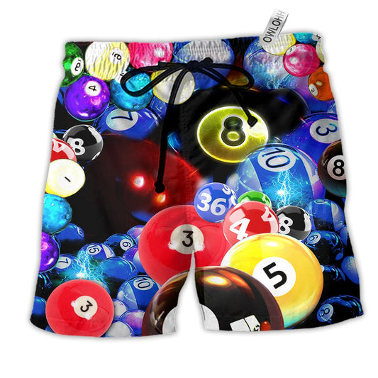 Billiard Is Calling US Hawaiian Print Beach Shorts For Active Summer Travel