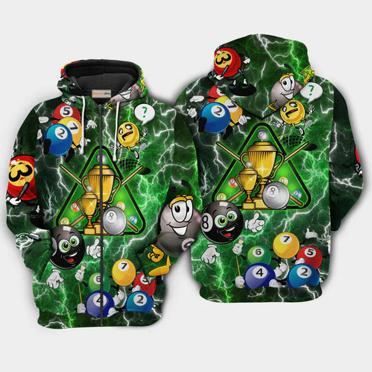 Billiard Lover Sport Hoodie For Recreational Activities Travel And Comfortable Streetwear