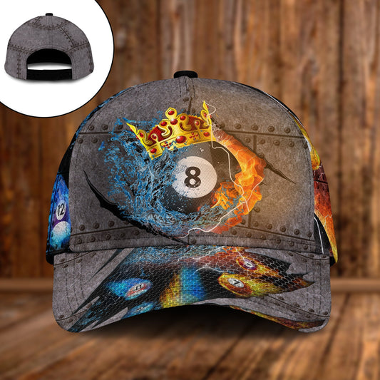 Billiard Queen Fire Classic Cap For Daily Styling Weekend Travel And Outdoor Activities