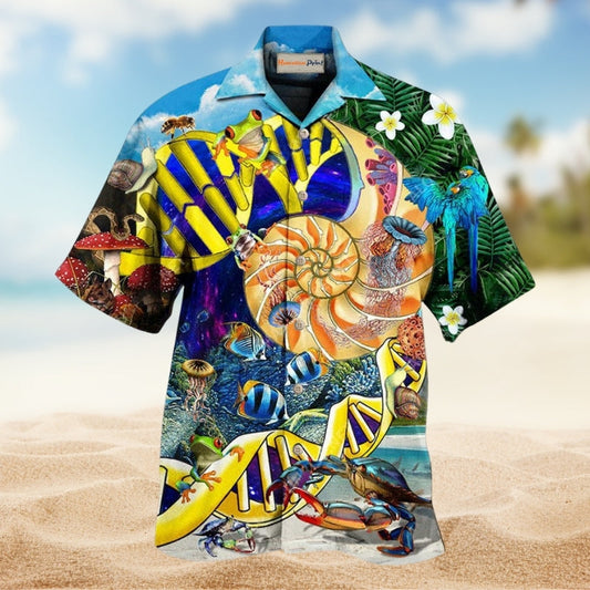 Biology Is My Jam Hawaiian Shirt For Island Vacations Warm Weather Events And Relaxed Everyday Style