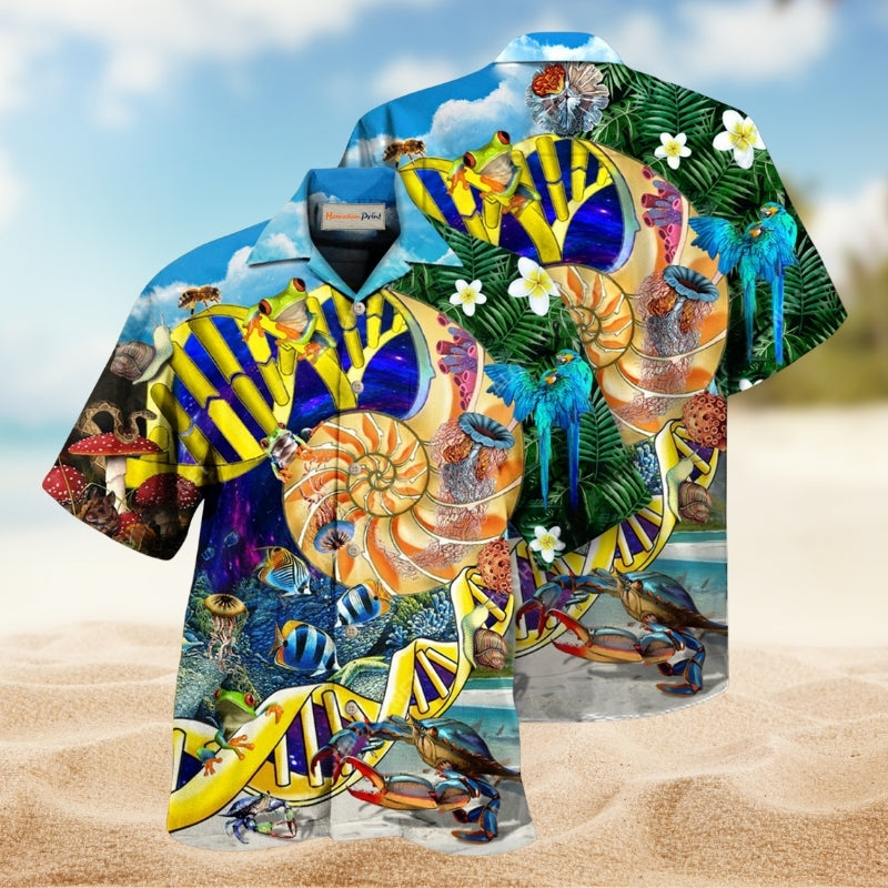 Biology Is My Jam Hawaiian Shirt For Island Vacations Warm Weather Events And Relaxed Everyday Style