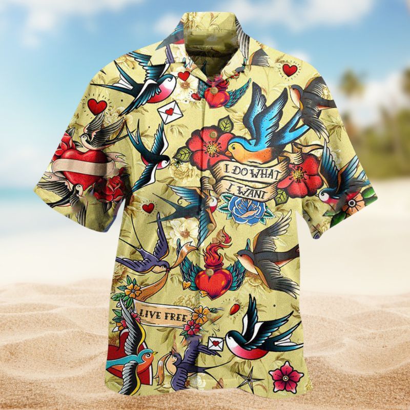 Bird I Do What I Want Hawaiian Shirt For Summer Gatherings Island Travel And Comfortable Casual Wear