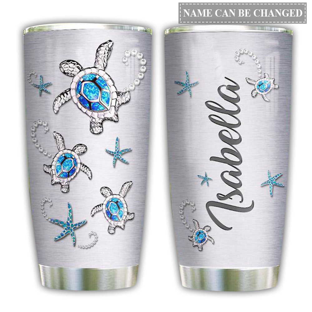 Turtle Lover Ocean Personalized 20 Oz Tumbler For Coffee Travel And Daily Drinks