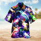 Neon Bird Animals Hawaiian Shirt For Coastal Travel, Casual Events, And Comfortable Summer Wear