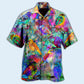 Colorful Robin Bird Hawaiian Shirt With All Over Print For Tropical Escapes Resort Wear And Outdoor Celebrations