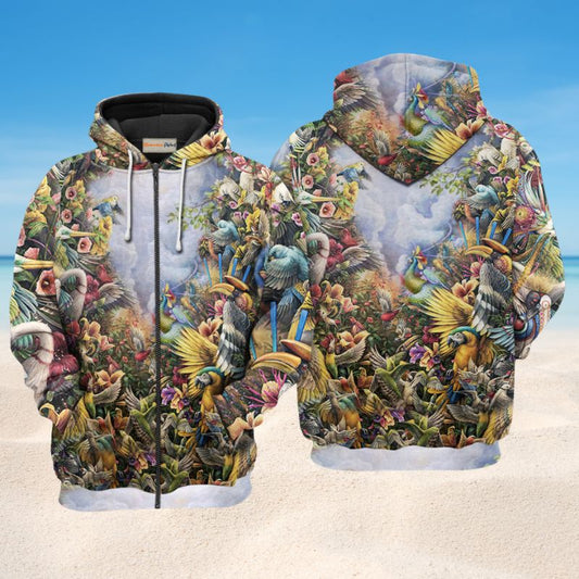Birds Heaven Nature Hoodie For Relaxed Daily Wear Weekend Outings And Thoughtful Gifting