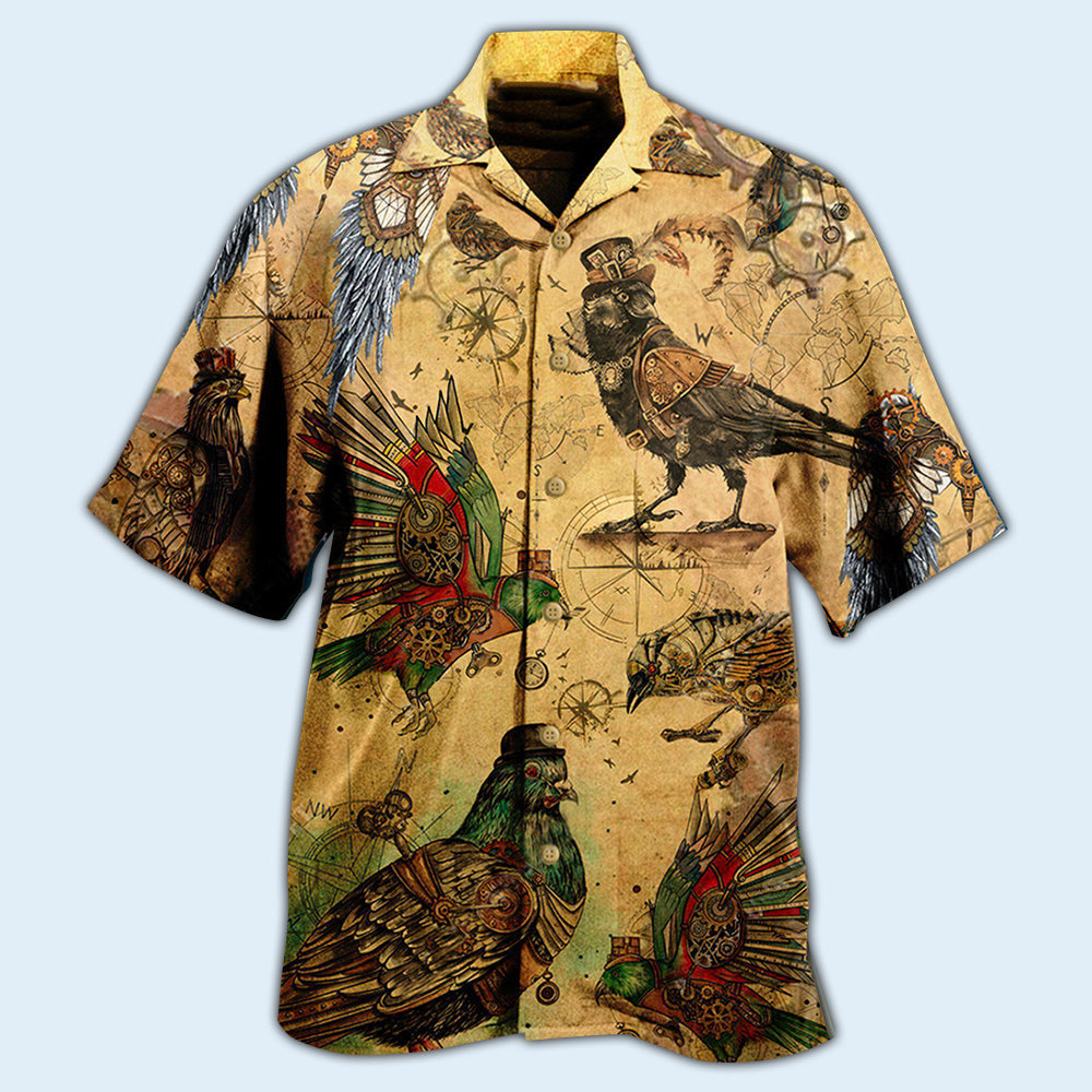 Raven Aren't Caged Hawaiian Shirt For Resort Getaways And Comfortable Summer Activities