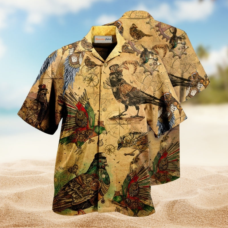 Birds Just Are Not To Be Caged Hawaiian Shirt For Summer Vacation Beach Travel And Relaxed Casual Wear