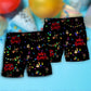 Happy Birthday Celebration Party Vibes Beach Shorts Design Detail For Casual Warm Weather Outfits