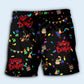 Happy Birthday Celebration Party Vibes Beach Shorts For Summer Vacation And Coastal Travel