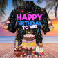 Happy Birthday Hawaiian Shirt Design Detail For Sunny Adventures And Casual Wear