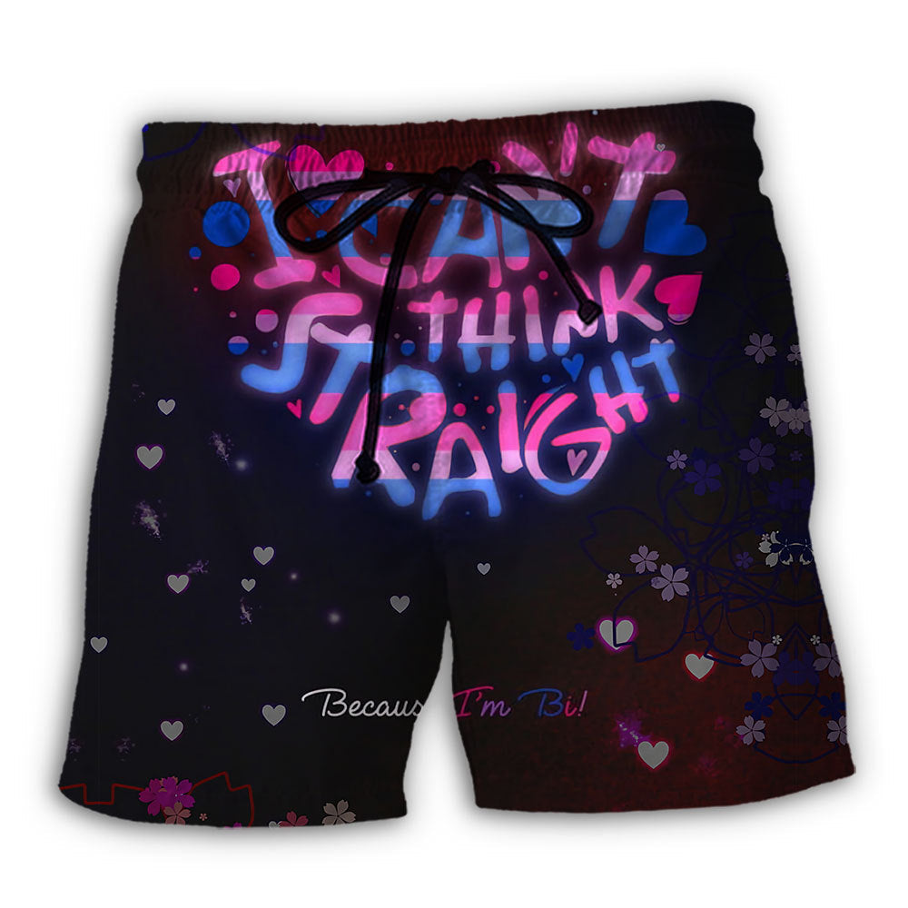 Rainbow Pride Bisexual Pride Beach Shorts For Coastal Adventures And Leisure And Relaxation