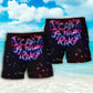 Rainbow Pride Bisexual Pride Beach Shorts Pattern Detail For Relaxed Weekends And Leisure And Relaxation