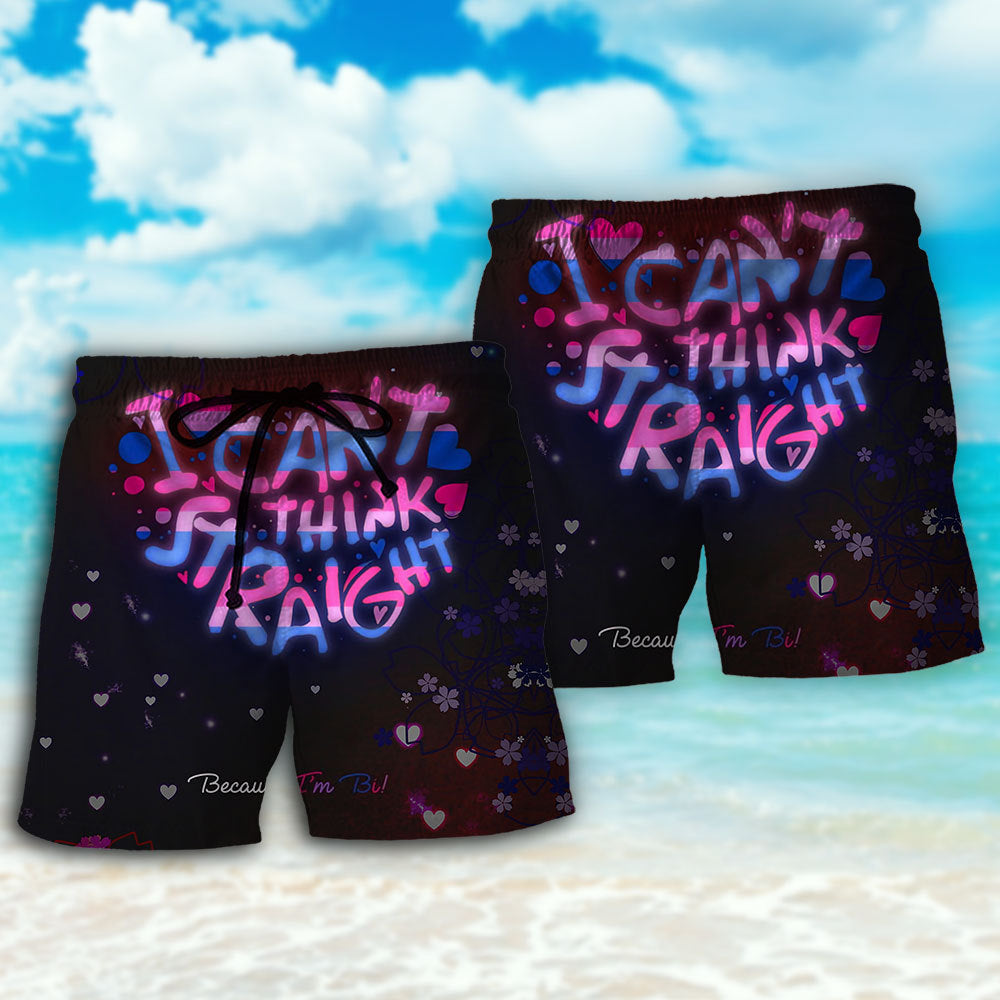 Rainbow Pride Bisexual Pride Beach Shorts Pattern Detail For Relaxed Weekends And Leisure And Relaxation
