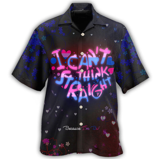 Rainbow Pride Bisexual Humor Design Hawaiian Shirt For Coastal Travel, Casual Events, And Comfortable Summer Wear