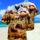 Bison Hawaiian Shirt With Detailed Graphic For Summer Travel Coastal Events And Thoughtful Gift Giving