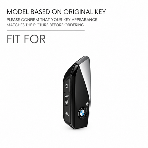 Black-Style TPU Car Key Fob Cover for BMW X1, X7, XM, i7, 7 Series, iX & M3 – U11, G07, G09, G70 LCI, i20, U06, G81